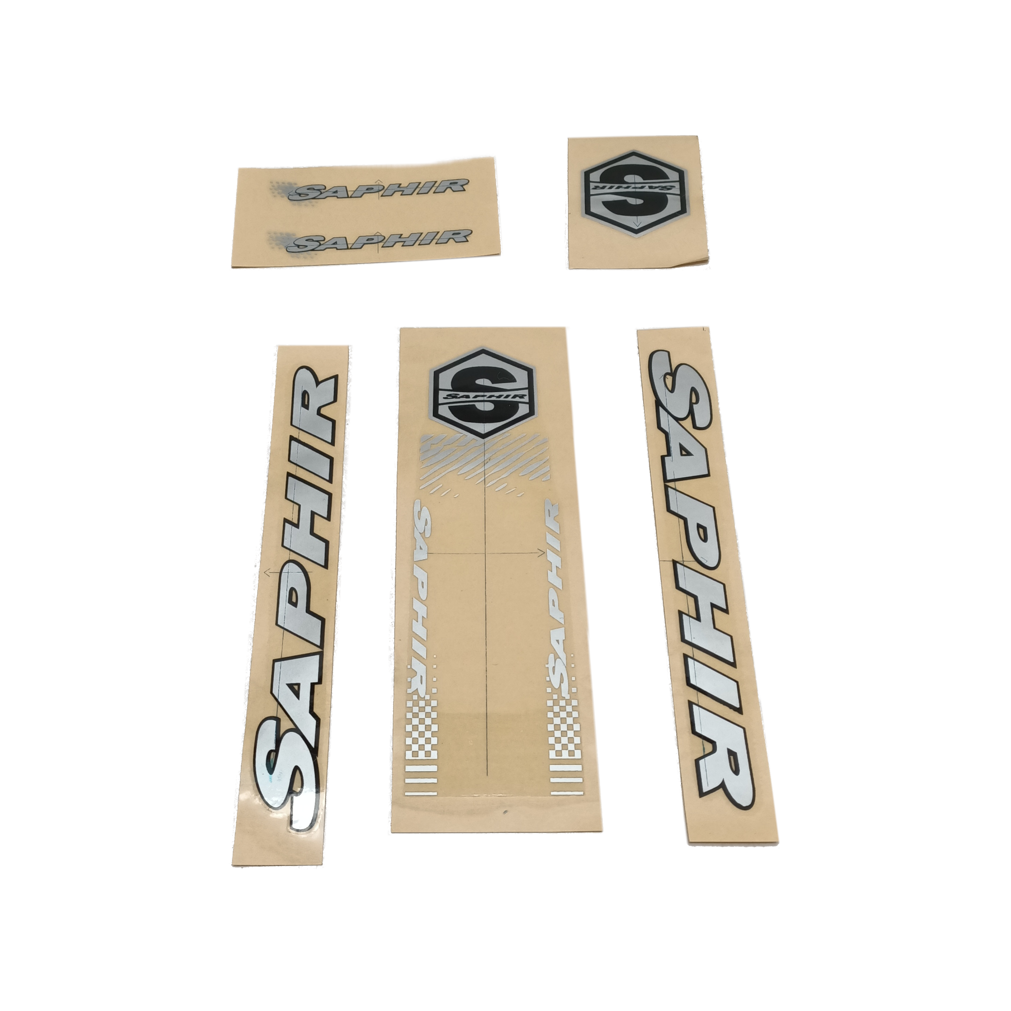 Decal Set including head tube, front fork, seat tube and down tube, per set